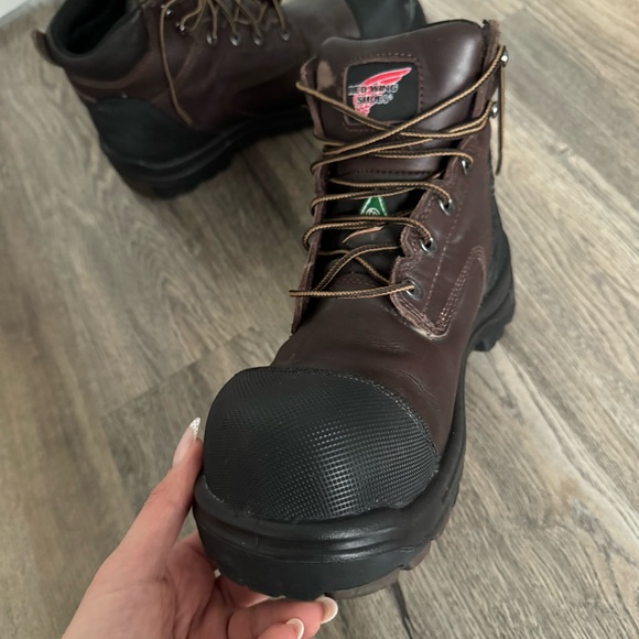 REDWING 3506 MEN'S WORK BOOTS 6" LACE-UP CSA COMP TOE WATERPROOF KING TOE - Picture 5 of 7